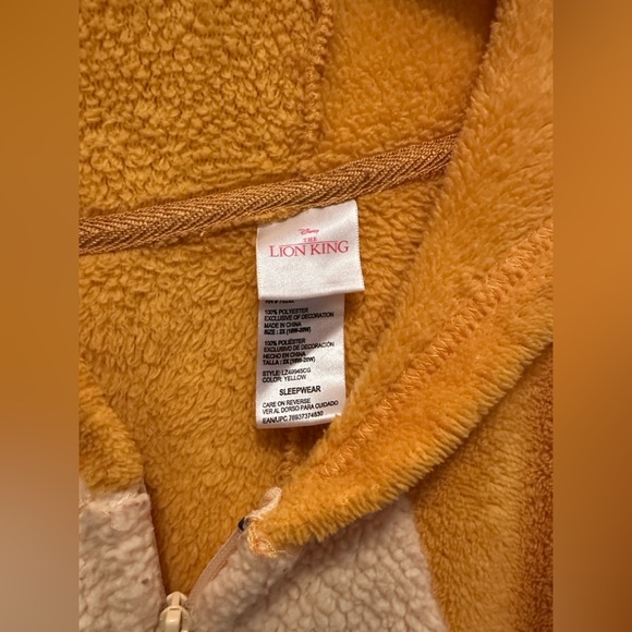 Lion King Simba Adult Onsie - Picture 2 of 3